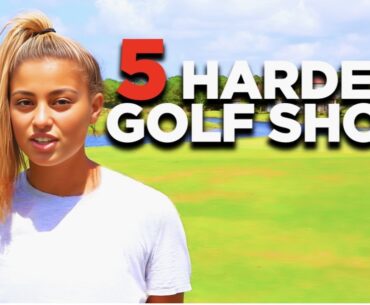 Top 5 HARDEST Golf Shots.