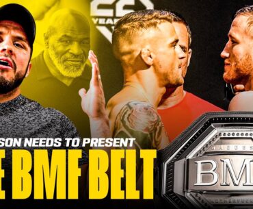 Henry Cejudo: Why Mike Tyson NEEDS To Present The BMF Title To Dustin Poirier & Justin Gaethje!