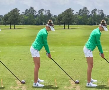 NELLY KORDA GOLF SWING - SLOW MOTION
