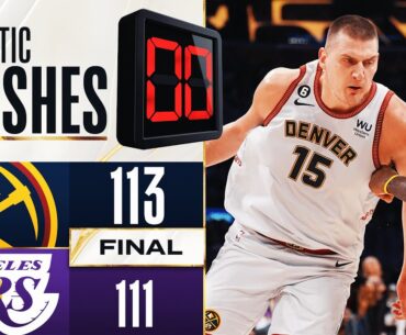 Final 3:04 WILD ENDING #1 Nuggets vs #7 Lakers - Game 4 | May 22, 2023