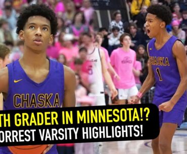8th Grader GETS BUCKETS On Varsity!! Tyler Forrest Is Up Next In Minnesota!