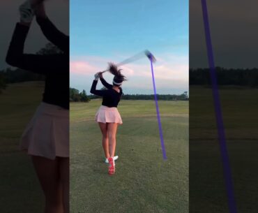 Beauty & Golf ! Have a good game Dear Ladies all over the golf! #golfshorts , #bestgolf  #subforgolf