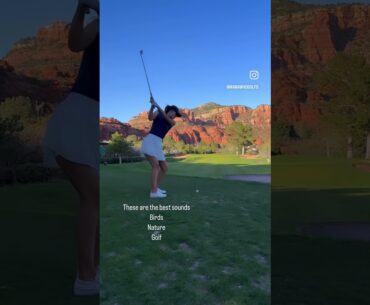 This is my happy place! #shorts #golf #girls #foryou #home #course #outdoors