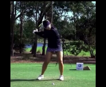 In Gee Chun-A Near PERFECT Golf Swing?