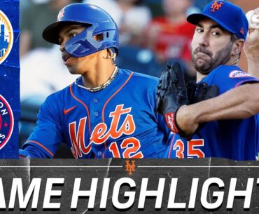 Mets vs Nationals Highlights: Francisco Lindor returns, Justin Verlander K's three in 3-2 loss | SNY
