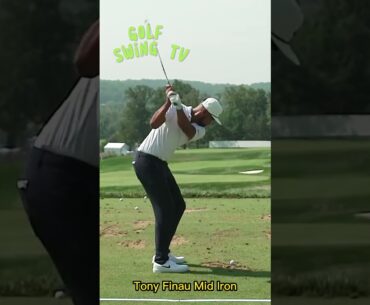 Tony Finau Golf Swing Mid Iron