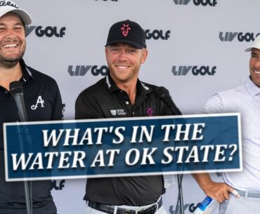 3 Cowboys Back In Oklahoma- Talor Gooch, Charles Howell III, Peter Uihlein (Full LIV Tulsa Presser)