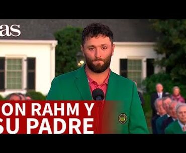 El MOMENTAZO de JON RAHM con su PADRE tras GANAR EL MASTERS DE AUGUSTA | DIARIO AS