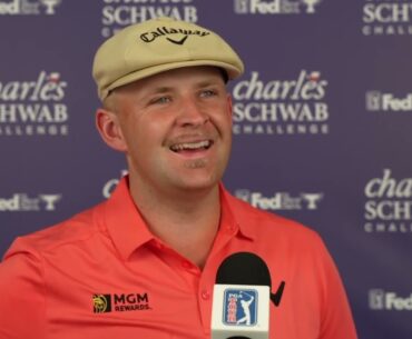 Harry Hall Thursday Flash Interview 2023 Charles Schwab Challenge