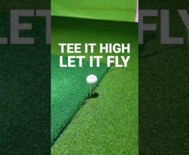 REDUCE DRIVER SPIN: Tee It High Let It FLY #golf #shorts
