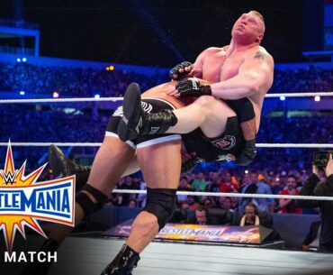 FULL MATCH - Goldberg vs. Brock Lesnar — Universal Title Match: WrestleMania 33