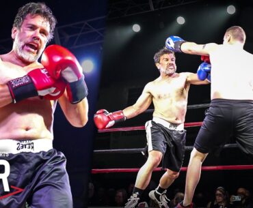 Old Man Gives Younger Boxer A Whooping