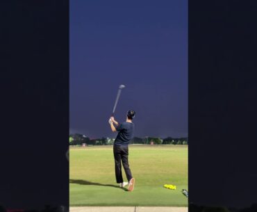 Full vs 50% 7 iron, May 11, 2023 #golf #golfrange #golfswing #golfequipment #golfer