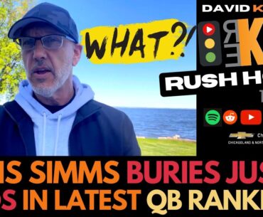 REKAP Rush Hour 🚗 - Chris Simms buries Justin Fields in latest QB Rankings. Agree or Disagree??