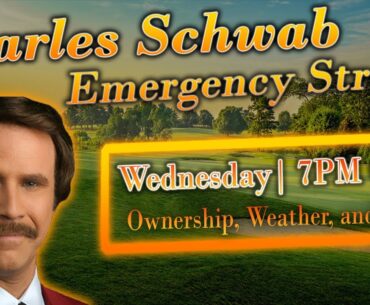 Charles Schwab | Emergency Stream | PGA DFS | DraftKings Strategy | (Not) Picks