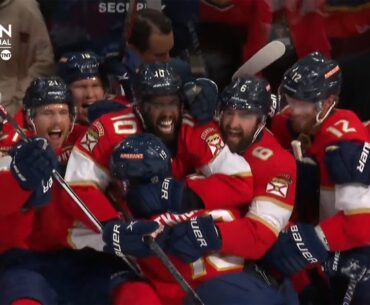 Matthew Tkachuk completes the sweep of Carolina 2022 - 2023 Playoffs