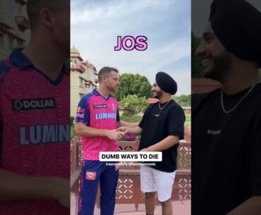 When Taran Singh Met Jos Buttler | Jos Buttler or Josh Buttler? | Rajasthan Royals #Shorts