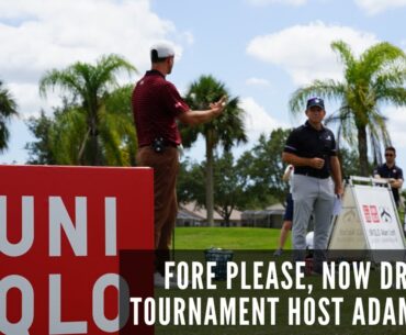 Fore Please, Now Driving... Tournament Host Adam Scott