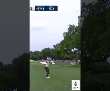 Somebody's Closer Davis Riley and Scottie Scheffler Trade Darts at No  7   Charles Schwab #Shorts