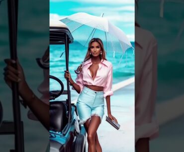Golf Girls: Modern and Elegant Beachside Adventure