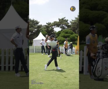 [KB금융리브챔피언십] 2라운드 배용준 티샷 슬로우모션