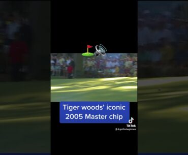 Tiger woods’ iconic 2005 Master chip #shorts #golf #tigerwoods #themasters