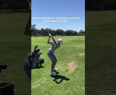 Is this the best golf swing on YouTube? #golf #golfswing #viral #golfer #masters #bunker #2iron