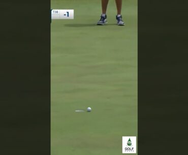 Birdie Putt from Off the Green  No Problem for Rickie Fowler - Charles Schwab #Shorts