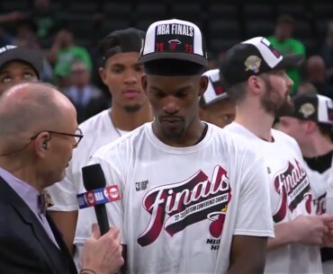 Miami Heat FULL ECF Trophy Presentation 2023