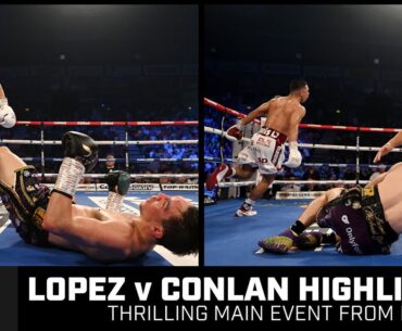 Road Warrior Lopez 🇲🇽  Luis Alberto Lopez v Michael Conlan Official Fight Highlights 🔥