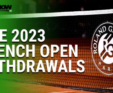 2023 ATP French Open Withdrawals