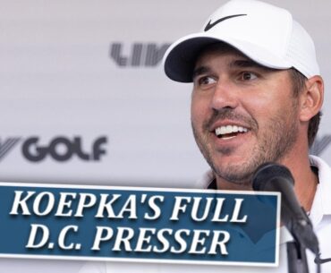 Brooks Koepka FULL LIV D.C. Presser- 1 Week After PGA Championship Win
