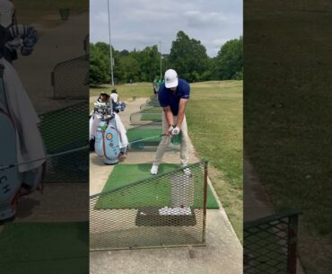 Drill to Keep Distance Between the Legs in the Golf Swing