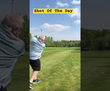 140 yard approach.. NAILED IT! #golf #subscribe