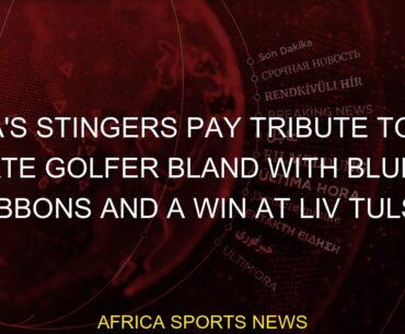 #oosthuizen #tribute #late #Tulsa #Stingers #golf #golfer #louis #blue #Bland #ribbons
