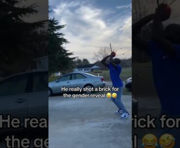 He had one shot 😭 😭 (via @huey_mixedwit_riley/IG)