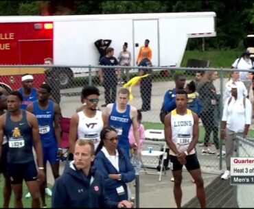 TF: Cole Beck clocks 9.87 to set 100m school record
