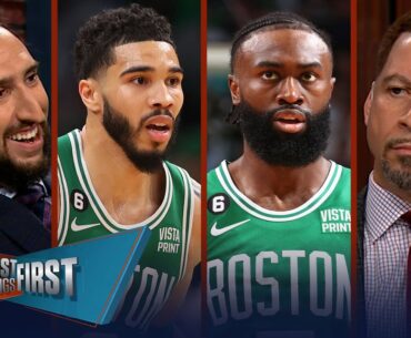 Jayson Tatum: ‘It’s extremely important’ to keep Jaylen Brown | NBA | FIRST THINGS FIRST