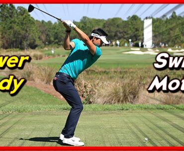 Distance King "Min Woo Lee" Amazing Lower Body Lag Swings & Slow Motions