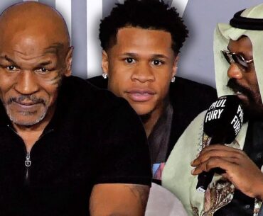 MIKE TYSON... MEET 'SHEIKH' DERECK CHISORA (& Devin Haney) - THREE WISE MEN at Fury vs Paul