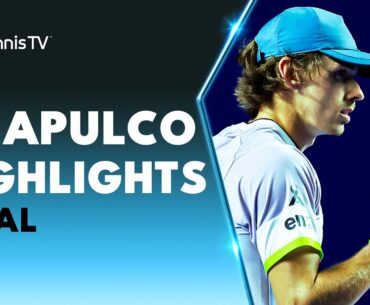 Alex De Minaur vs Tommy Paul | Acapulco 2023 Final Highlights