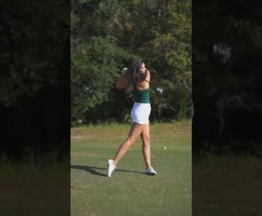 Baby I’m a golfer too 🤍 Tag your playing partner 👍❤️#golf #shorts #golfswing | GOLF#SHORT