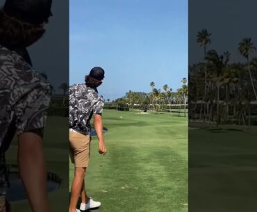 Ride the wind 🏌️‍♂️🔥 via @granthorvat IG #pgatour #golftips #golfswing #golf #thegolfingmachine