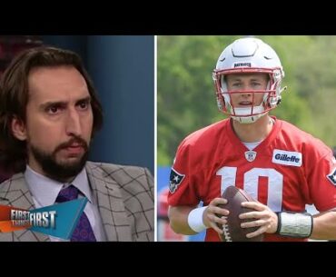 FIRST THINGS FIRST | Nick Wright say Mac Jones looks like clear lead dog among Patriots quarterbacks