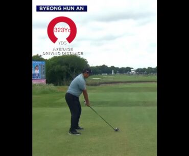 [1분영상] 코리안 장타자 "안병훈" 판타스틱 장타스윙모션 & 슬로우모션, "Byeong Hun An" Amazing Swing Motion & Slow Motion 2023