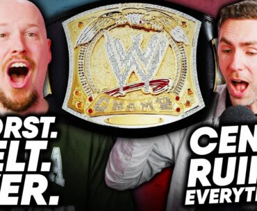 Ranking EVERY WWE Title Belt Design...In 3 Words Or Less | The 3-Count