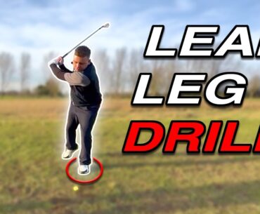 Lead Leg Drill to Transfer your Weight in the Golf Swing
