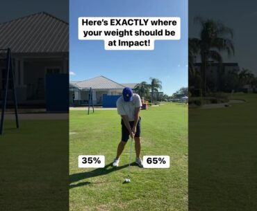 How to Master Your Golf Swing with Perfect Weight Distribution!