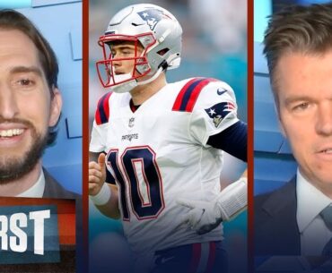 FIRST THINGS FIRST | "Mac Jones is dark-horse!" Nick Wright claims Patriots will win NFC this year
