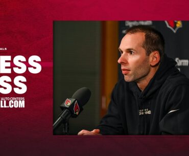Jonathan Gannon, Zach Pascal, Cam Thomas, Kei'Trel Clark Week 1 OTAs | Arizona Cardinals